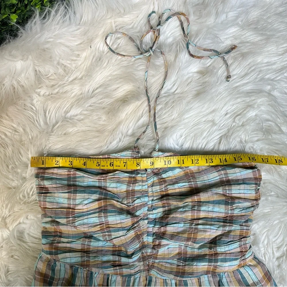 Nwt‎ American eagle Plaid Halter Dress